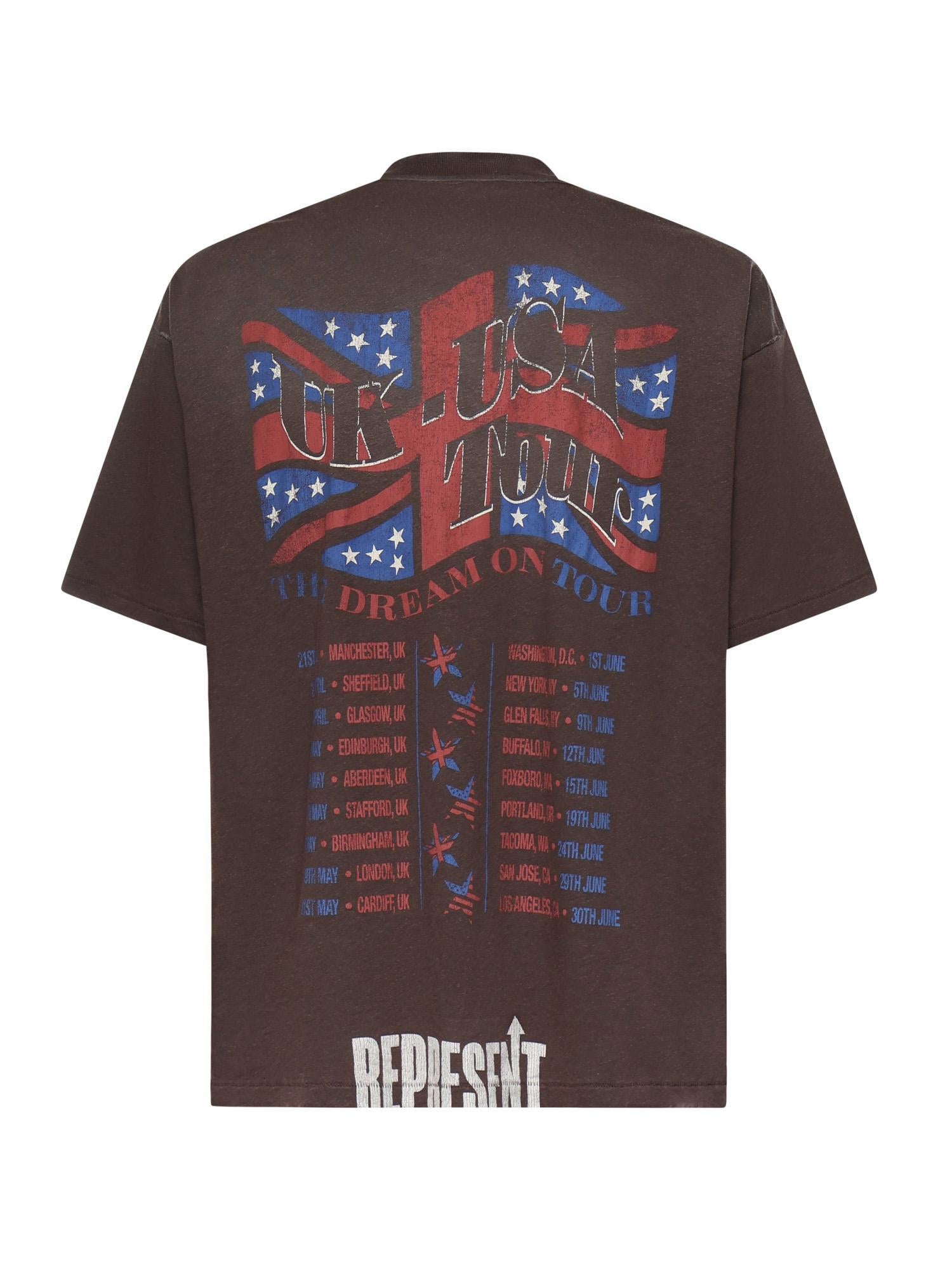 T-shirt Dream On Tour con stampa MLM100593 17 REPRESENT 
