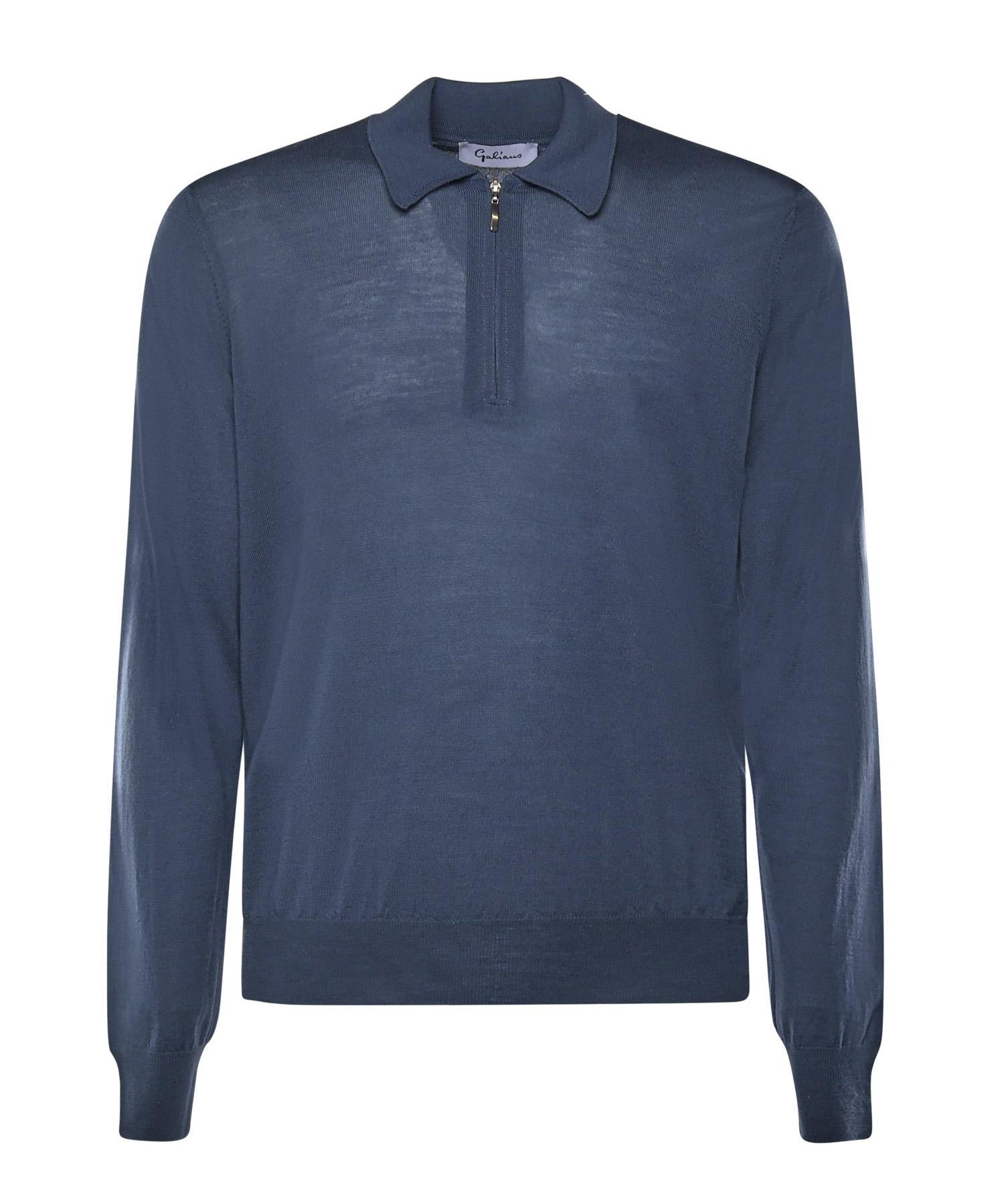 Maglia in lana con colletto polo 14789 43137587 GALIANO 