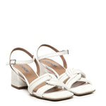 Sandalo con nodo intrecciato A55212 CREAM CARMENS 
