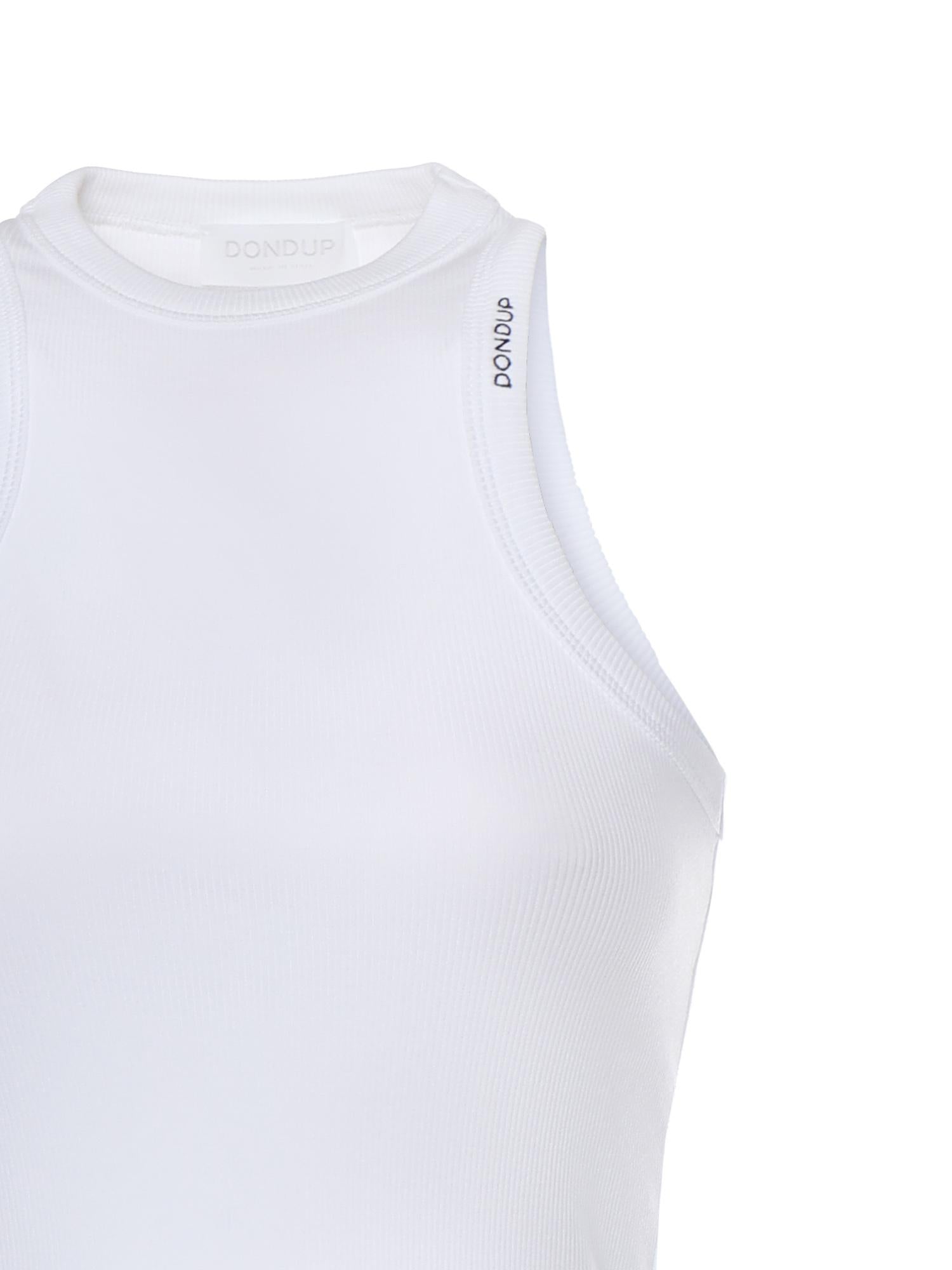 Canotta in cotone con logo DS071 JS0314DXXX000 DONDUP 