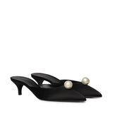 Mules in satin con perle 513526  MAGDA BUTRYM 