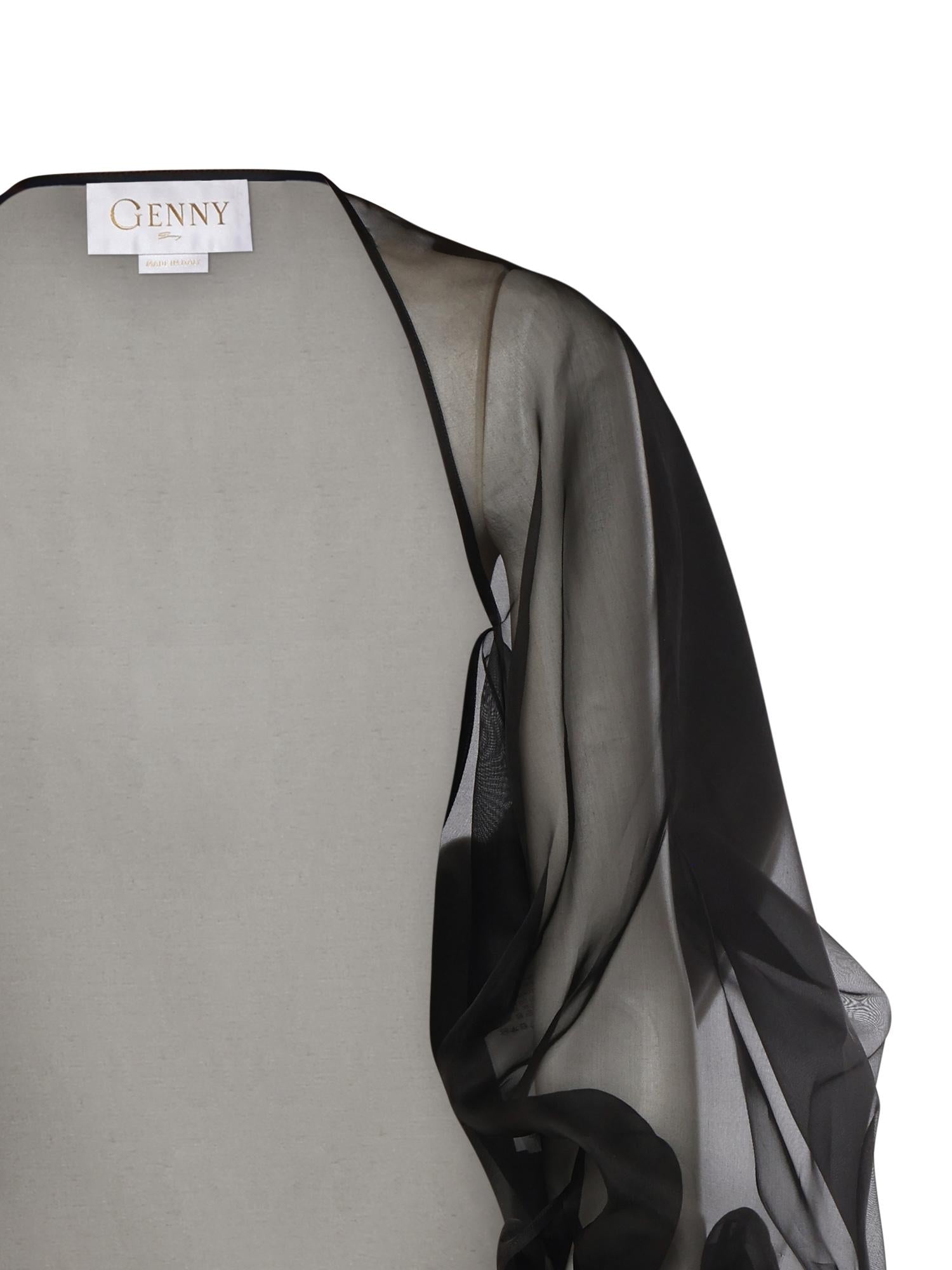 Coprispalle in organza di seta 80AJQ52A N0193899 GENNY 