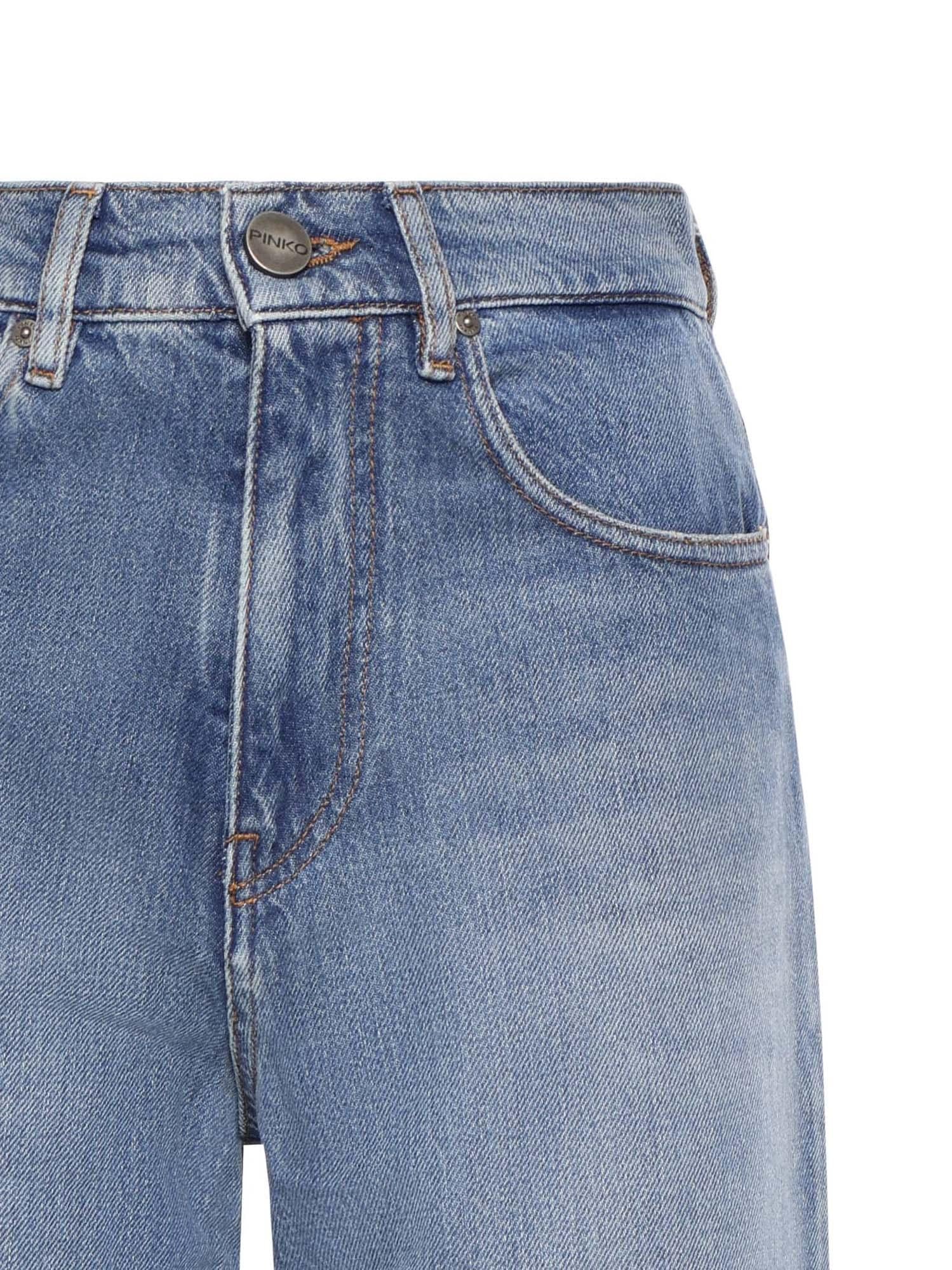 Jeans balloon fit con scoloriture 103857 A341PJF PINKO 