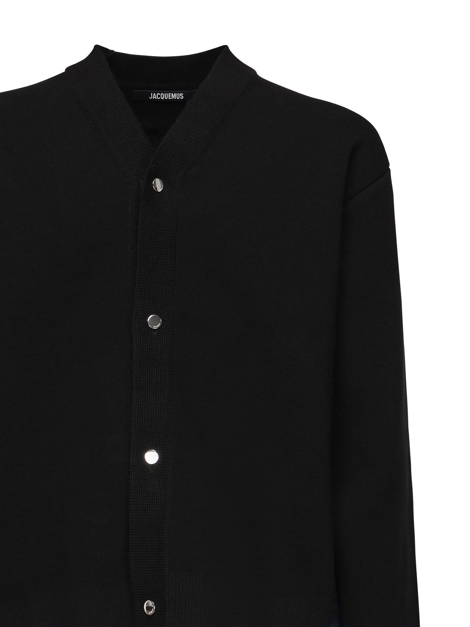 Cardigan le cardigan doppio<BR/> 24HCDM00292BK00185 990 JACQUEMUS 