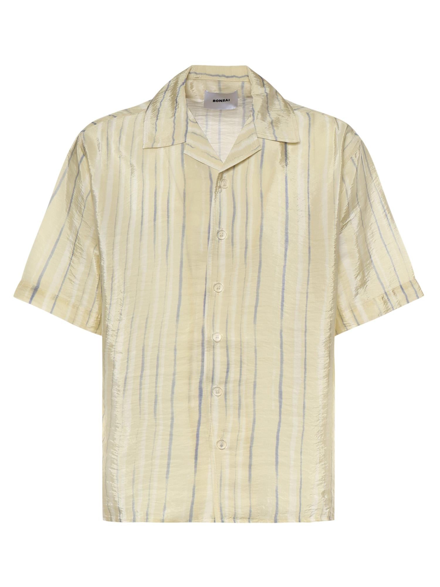Camicia bowling a righe SH001002 GRN BONSAI 