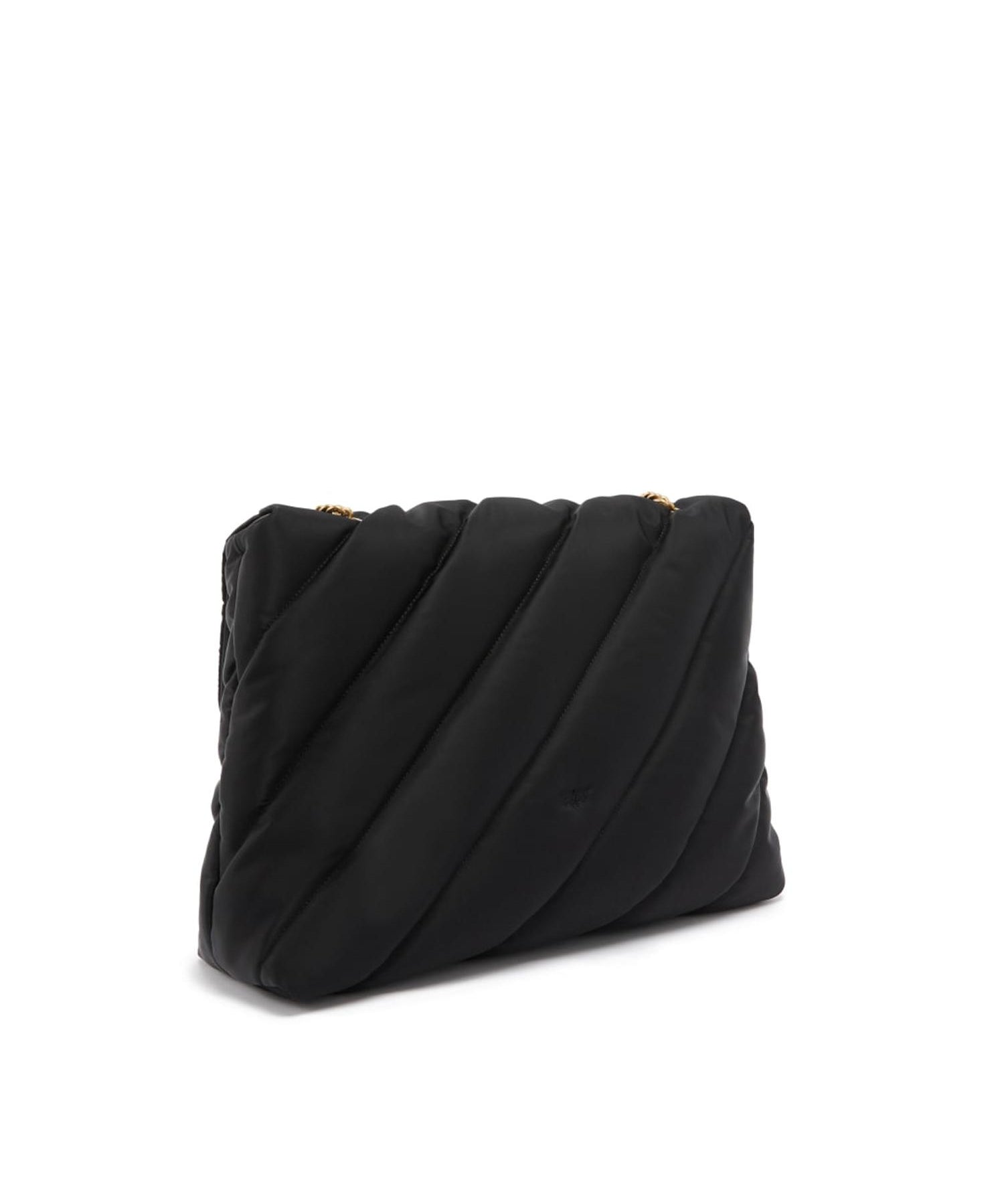 Borsa a tracolla maxi Extra Love Bag Puff in nylon 103347 A358Z99Q PINKO 
