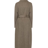 Cappotto lungo in lana 26AL218 BEIGE MELANGE ALISHEVA 