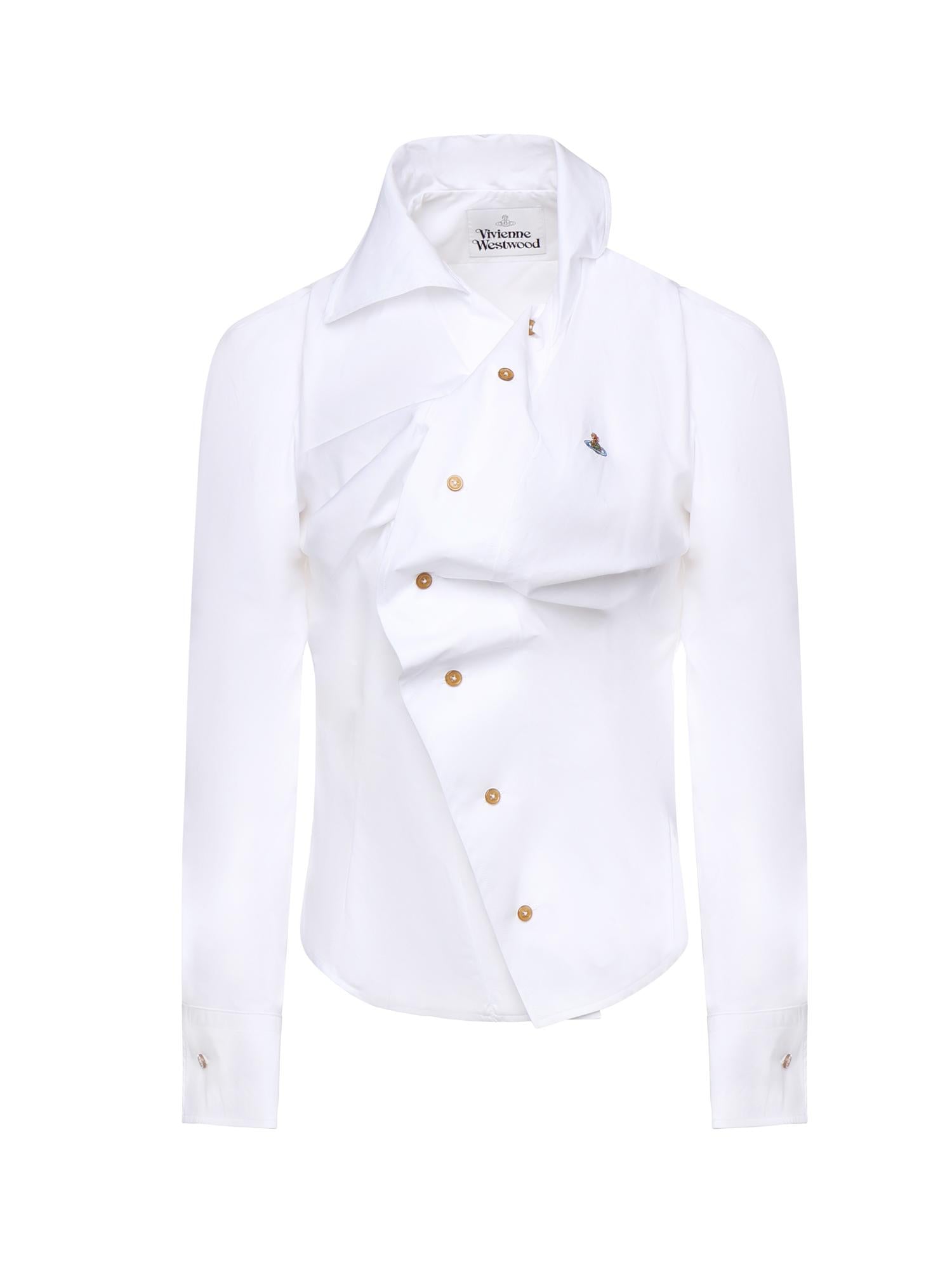 Camicia Drunken con logo 1501000C W009QA401 VIVIENNE WESTWOOD 