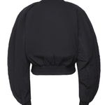 Giacca bomber con maiche a palloncino T162015A TNC171BLACK THE ANDAMANE 