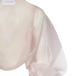 Coprispalle in organza di seta 80AJQ52A N0193439 GENNY 