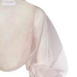 Coprispalle in organza di seta 80AJQ52A N0193439 GENNY 