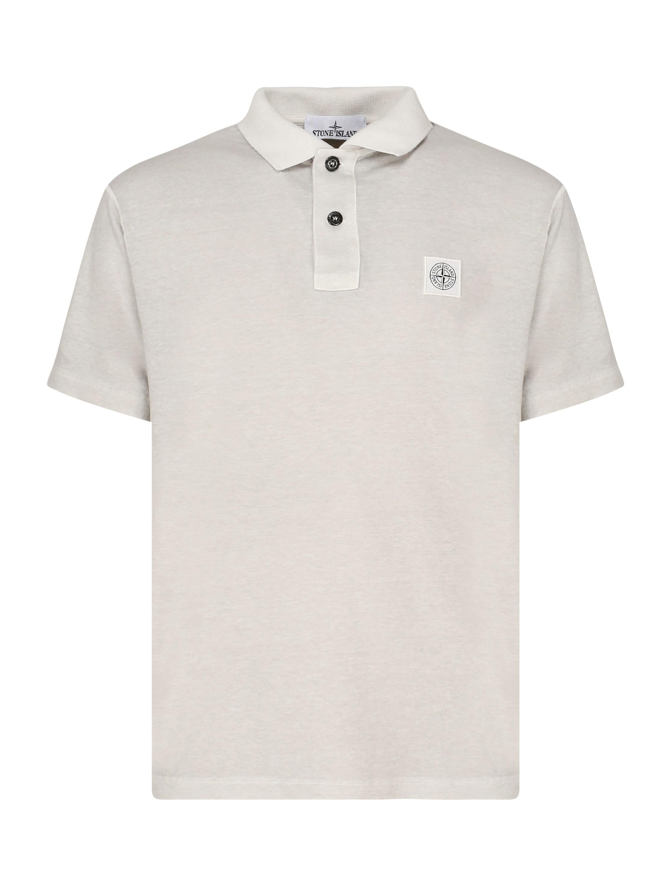 Polo a maniche corte con toppa Compass K1S152200205 S0057V0161 STONE ISLAND 