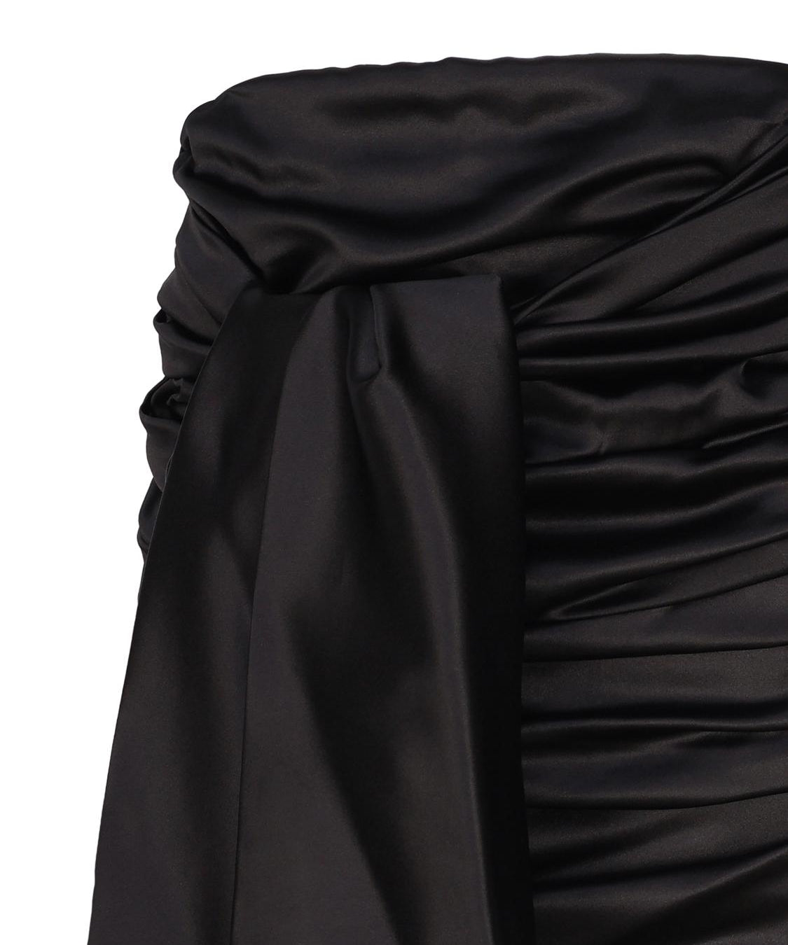 Minigonna in raso con fiocco F4CRCT FURAGN0000 DOLCE & GABBANA 
