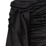 Minigonna in raso con fiocco F4CRCT FURAGN0000 DOLCE & GABBANA 