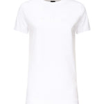 T-shirt con ricamo logo lettering 101752 A2RDZ04 PINKO 