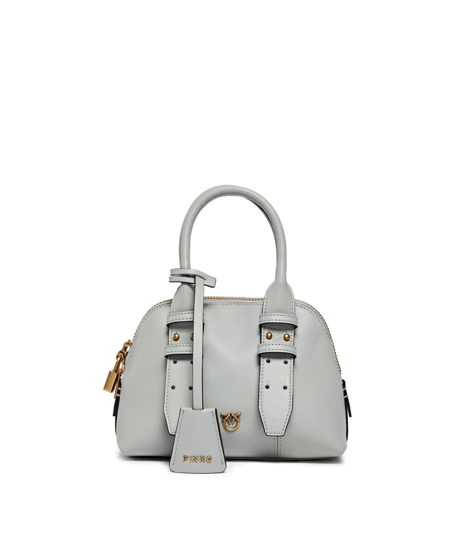 Borsa a mano Escape Bag in pelle 105333 A0QOK32Q PINKO 