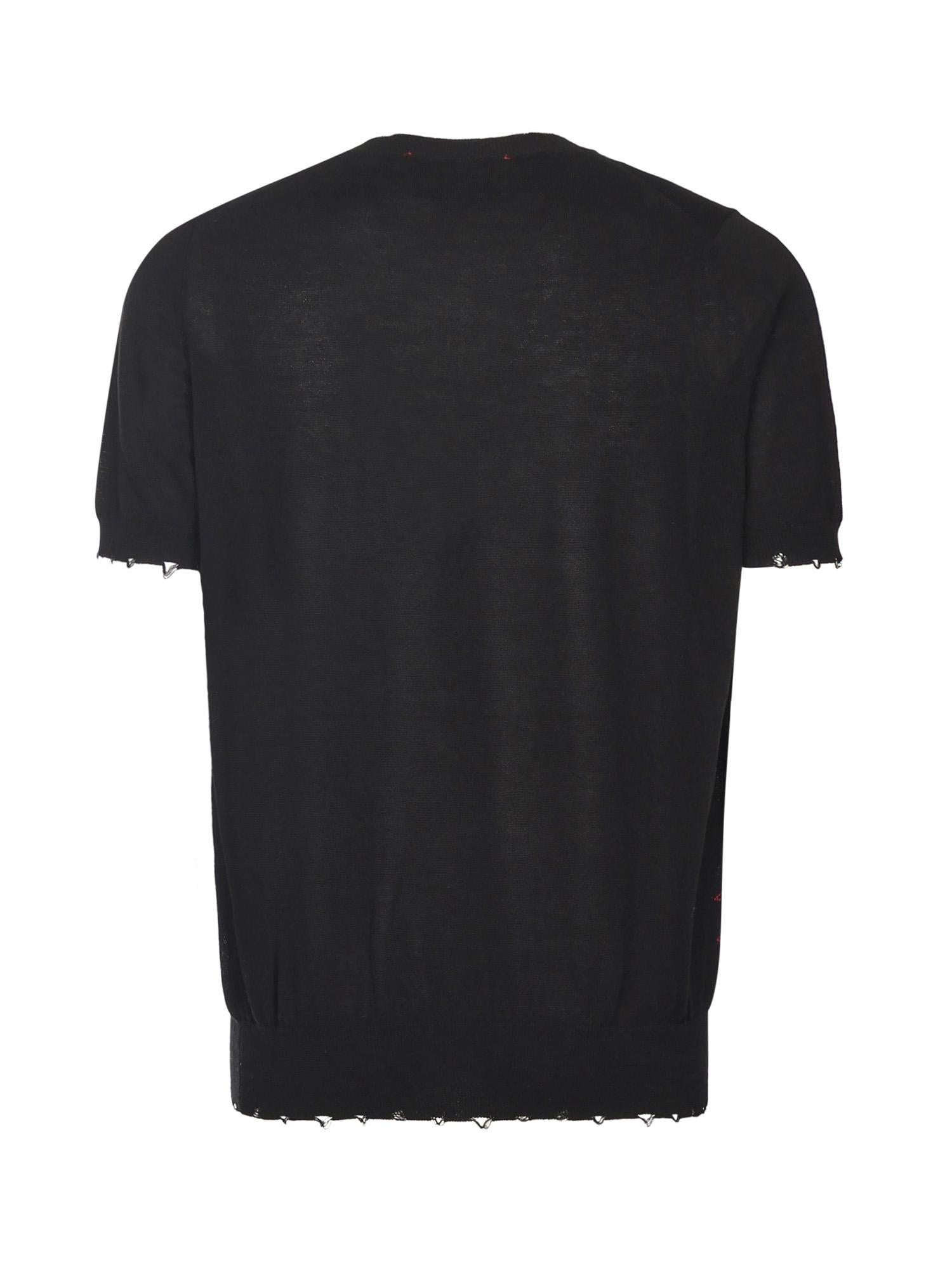 T-shirt in cotone B9D0058 99 AMARANTO 