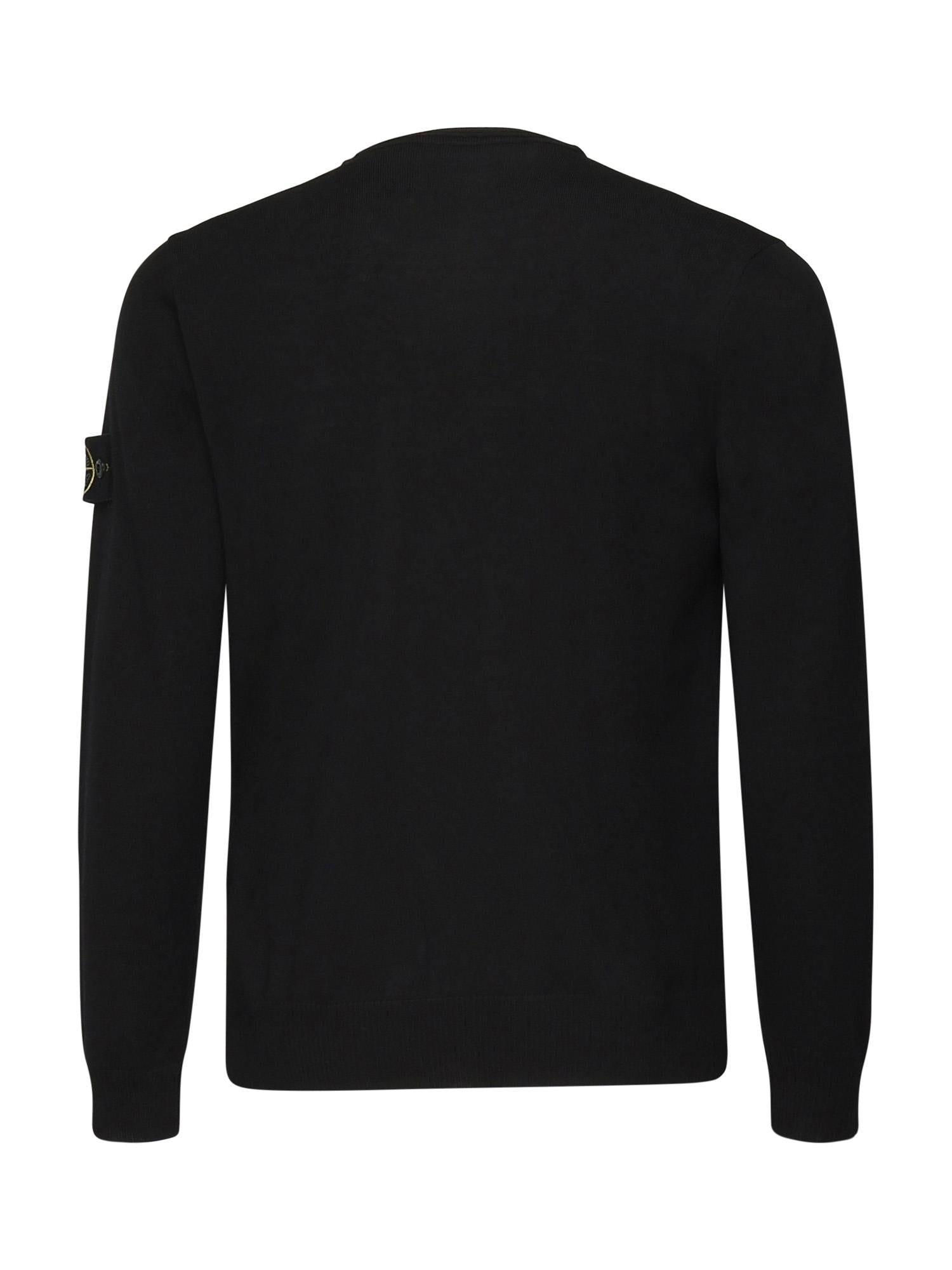 Maglione girocollo con impunture a rilievo K2S155100071 S00C4V0029 STONE ISLAND 