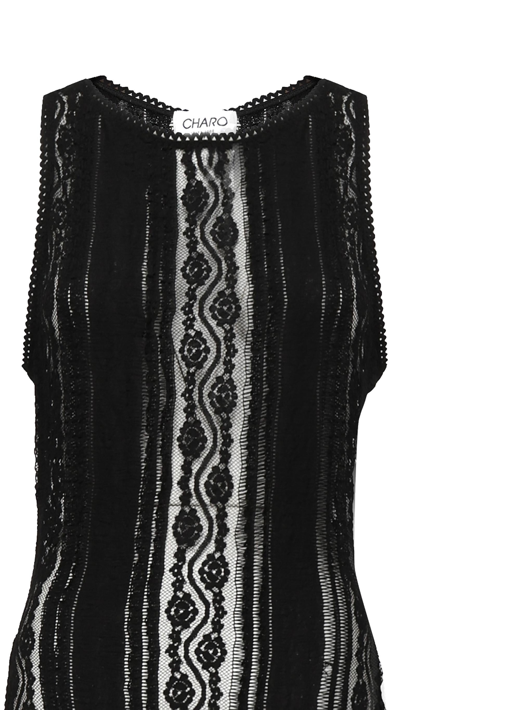 Vestito lungo Ila 255614 BLACK CHARO RUIZ 