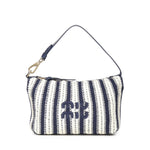 Pouch in crochet e pelle 5NE841 2IHDF017J MIU MIU 
