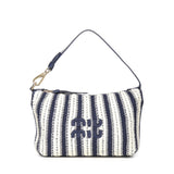 Pouch in crochet e pelle 5NE841 2IHDF017J MIU MIU 