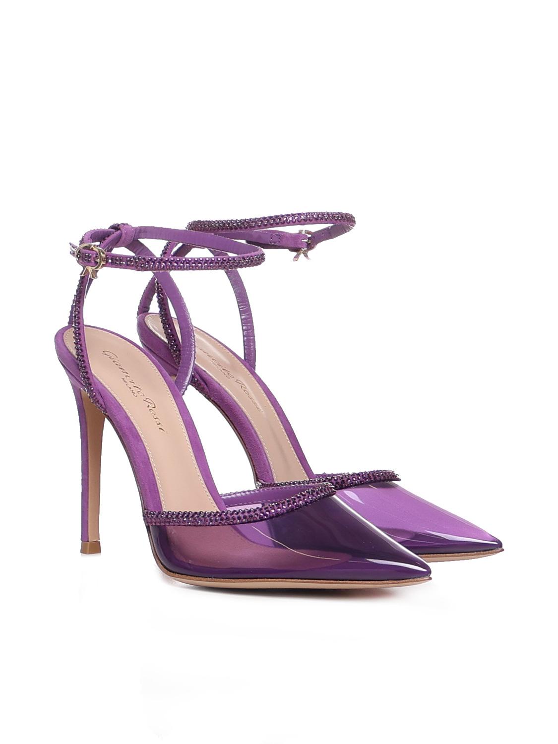 Décolleté con cinturino G95406.15RIC.PLCFRFR PLEXI+CAMOSCIOFREESIA+FREESI GIANVITO ROSSI 