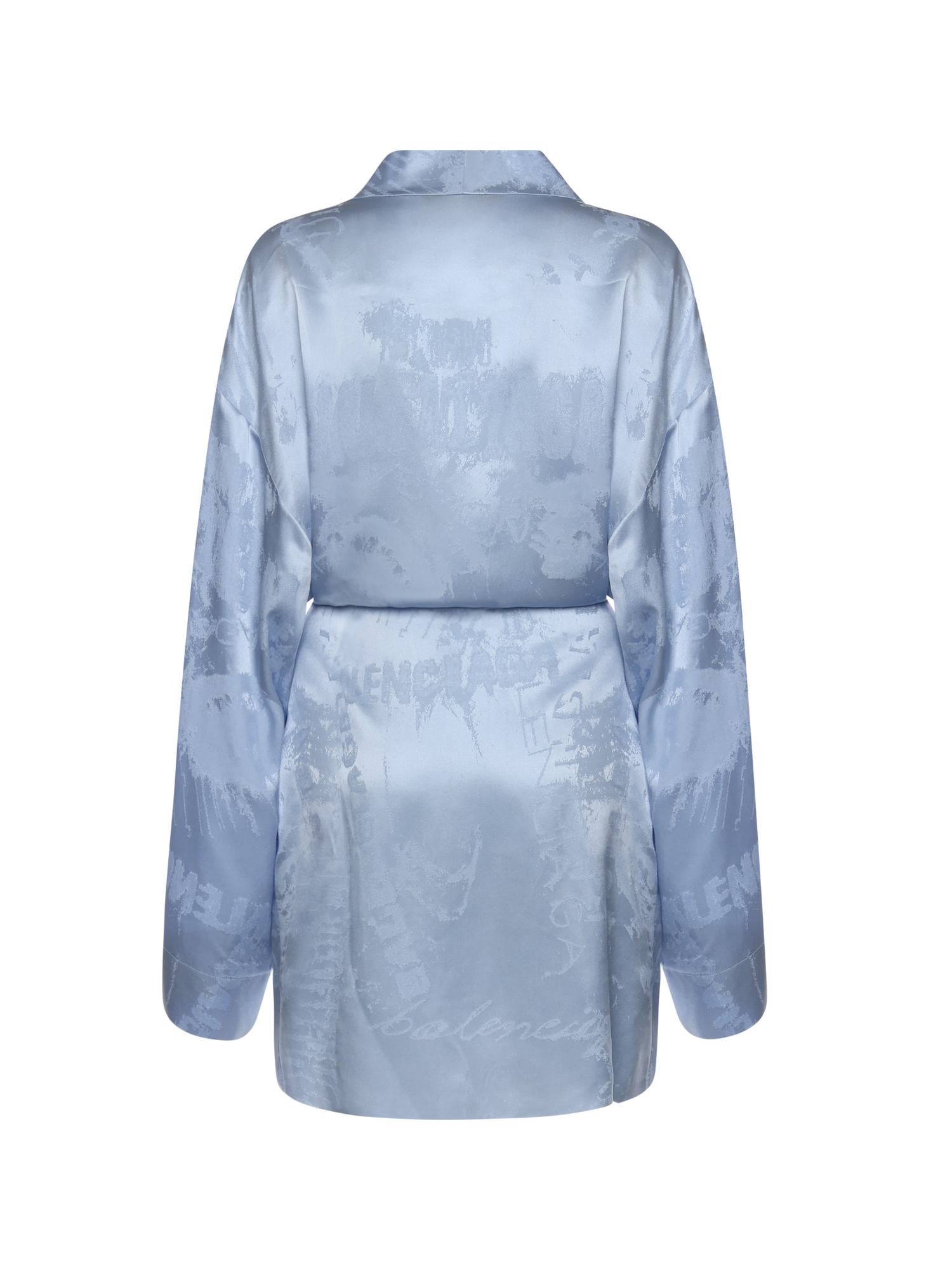 Abito a portafoglio in seta jacquard 857327 TTN105840 BALENCIAGA 