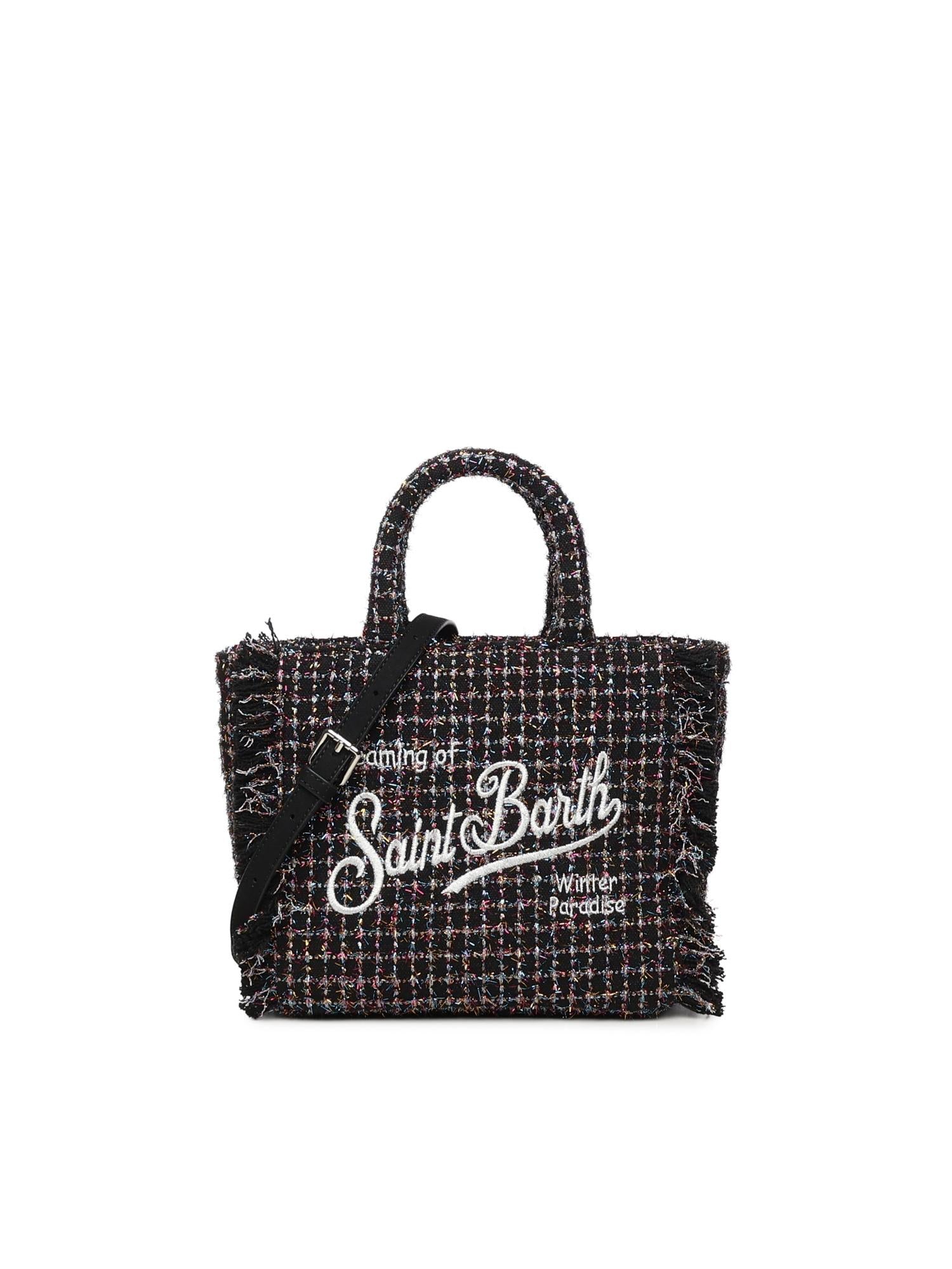 Mini bag Vanity tweed con logo VAMI026 01374I MC2 SAINT BARTH 