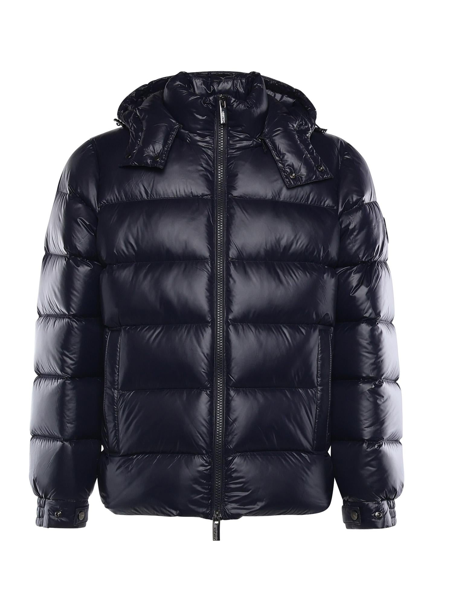 Piumino in nylon con logo HE9440035 BLUE HESKIMO 
