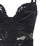 Top con reggiseno in pizzo e raso O7A33T ON07VN0000 DOLCE & GABBANA 