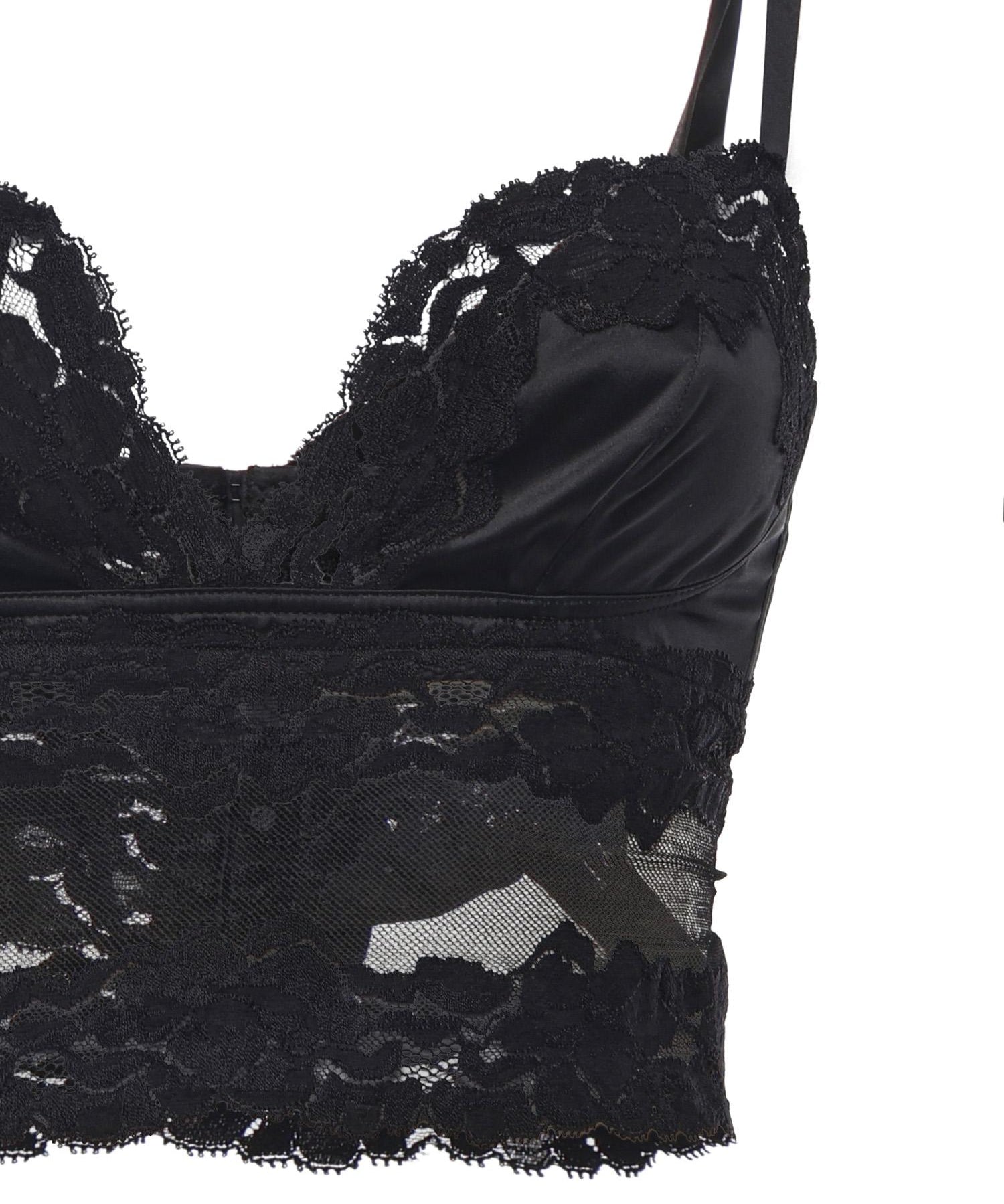 Top con reggiseno in pizzo e raso O7A33T ON07VN0000 DOLCE & GABBANA 
