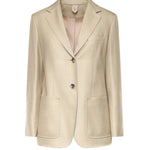 Blazer monopetto in canvas di lana e seta 2611041111600 002 MAX MARA 