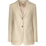 Blazer monopetto in canvas di lana e seta 2611041111600 002 MAX MARA 