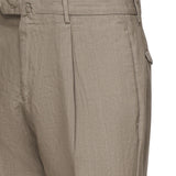 Pantaloni pince in lino ARECHIEVO6 TCR343494 SANTANIELLO 