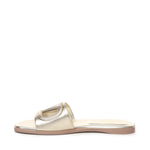 Sandalo Slide VLogo cut-out in pelle laminata 5W2S0IB0 YUW7G0 VALENTINO GARAVANI 