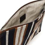 Pochette piatta a righe signature media<BR/> 7N0158 AUGXF1SCR FENDI 