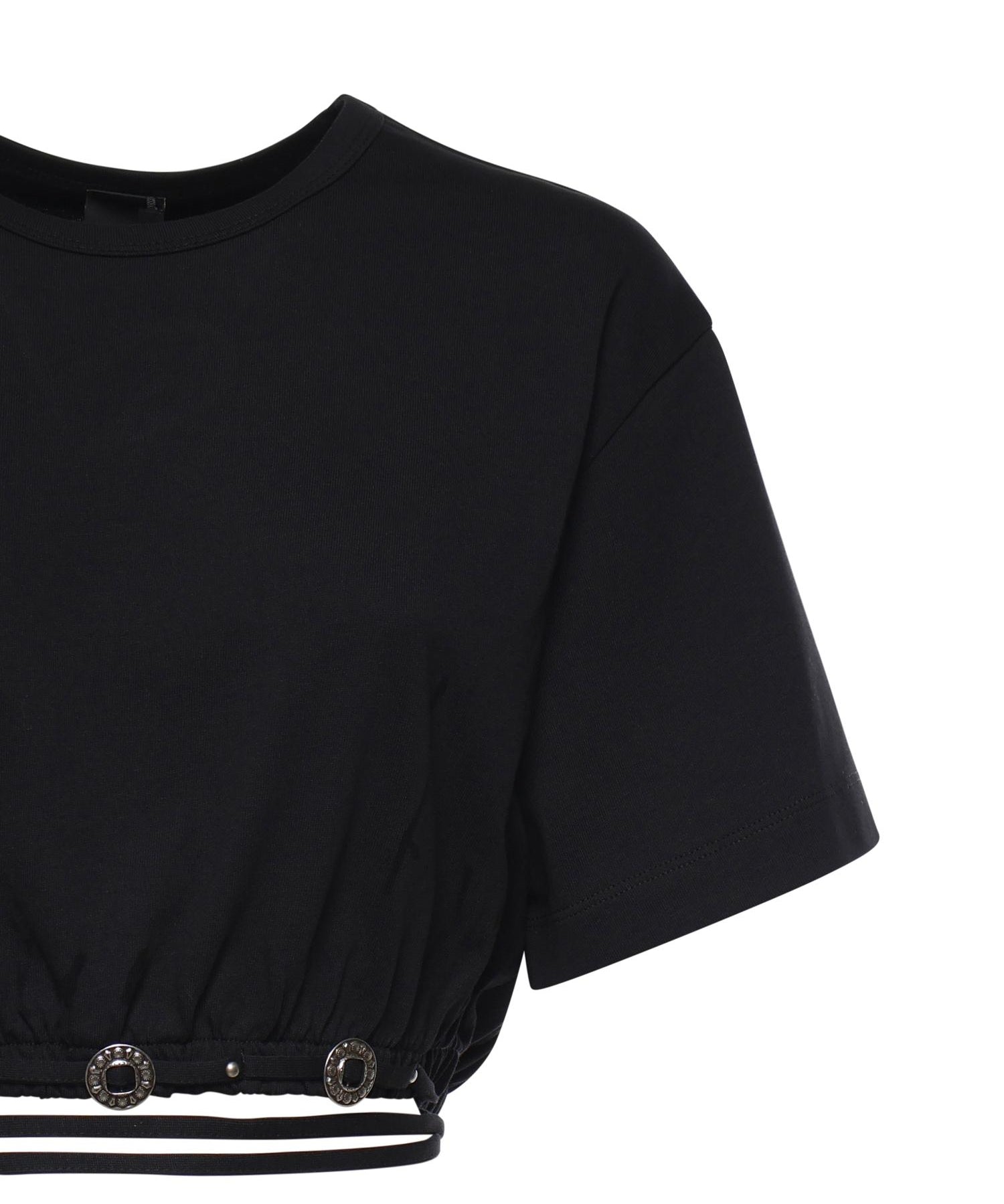 T-shirt cropped in jersey 106907 A3ARZ99 PINKO 