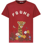 T-shirt con ricamo in cotone FOSS26TT09012 6343 FOUND 