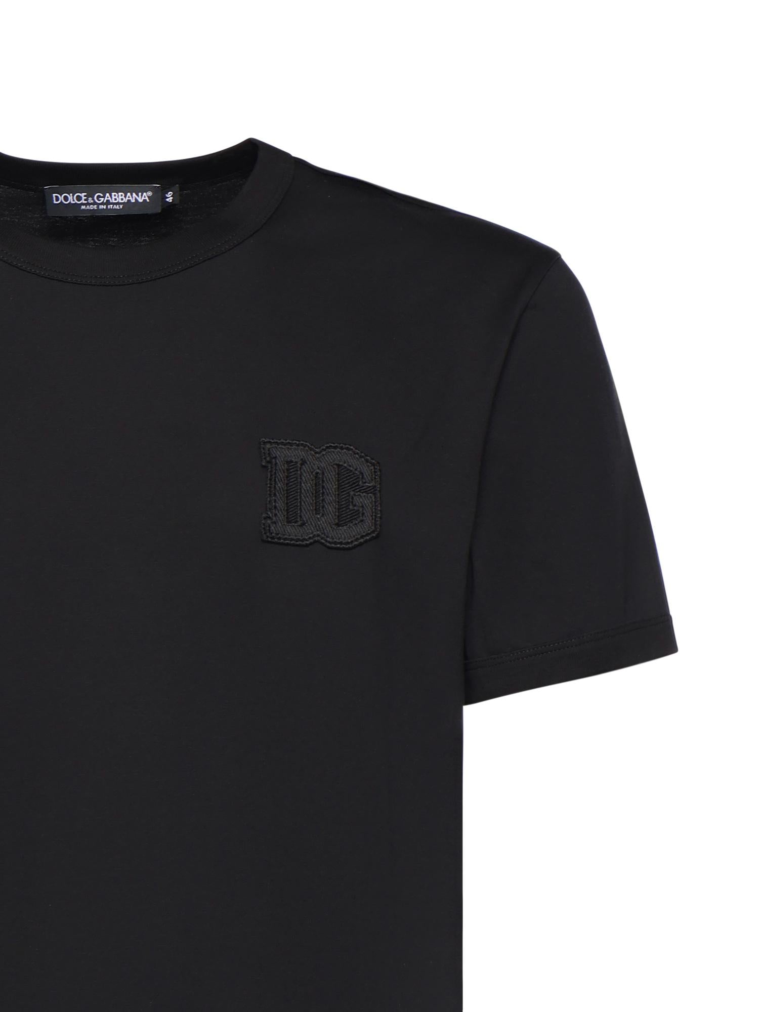 T-shirt in cotone con logo G8PV1Z G7P3NN0000 DOLCE & GABBANA 