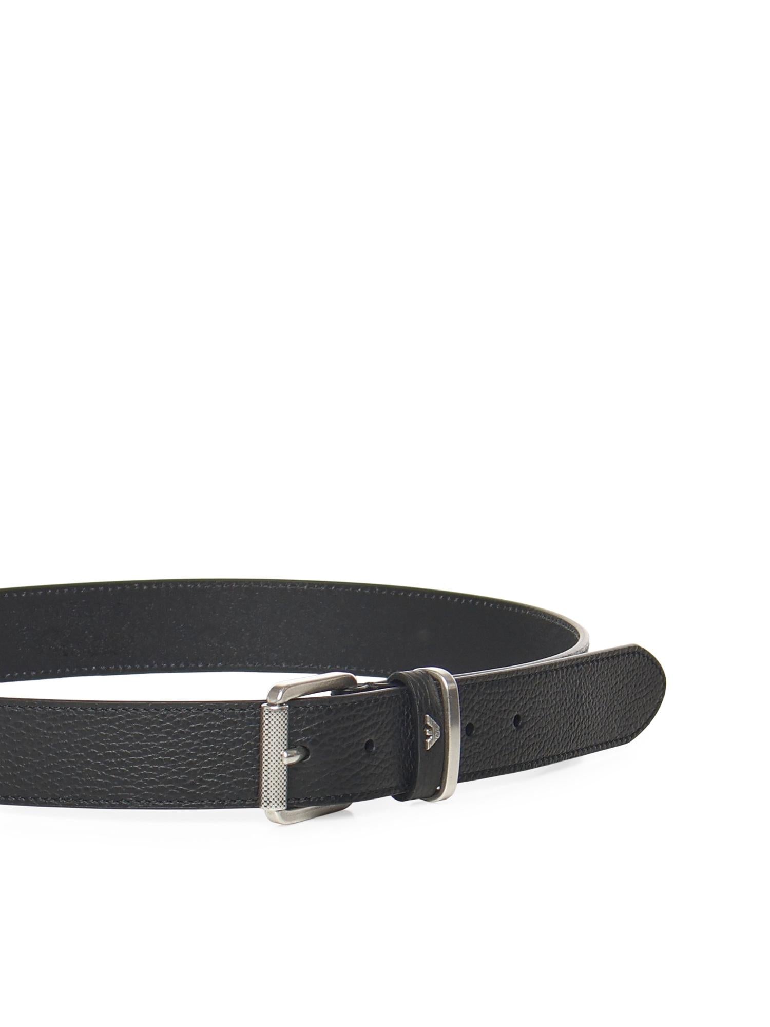 Cintura in pelle con logo EM001644 AF14710UC001 EMPORIO ARMANI 