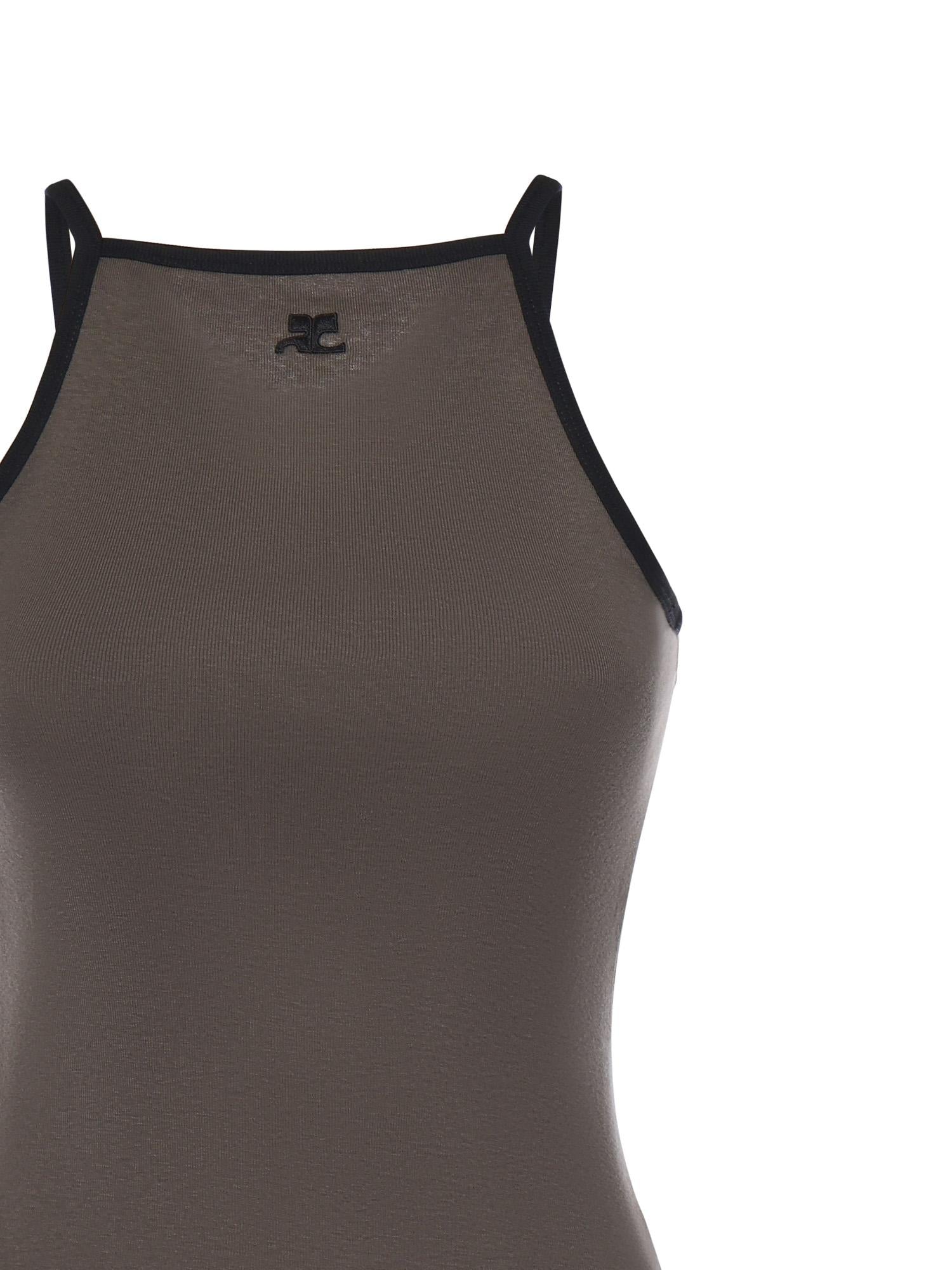 Canotta Contrast in cotone 126JDE149JS0203 B214 COURREGES 