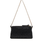 Borsa a spalla piccola Mini Double Bag full strass 105359 A2WFZ99Q PINKO 