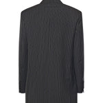 Blazer doppiopetto in lana gessata 2521046021600 002 MAX MARA 