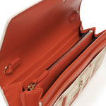 Portafoglio continental con catena FF<BR/> 8M0365 AV1YF1SY7 FENDI 