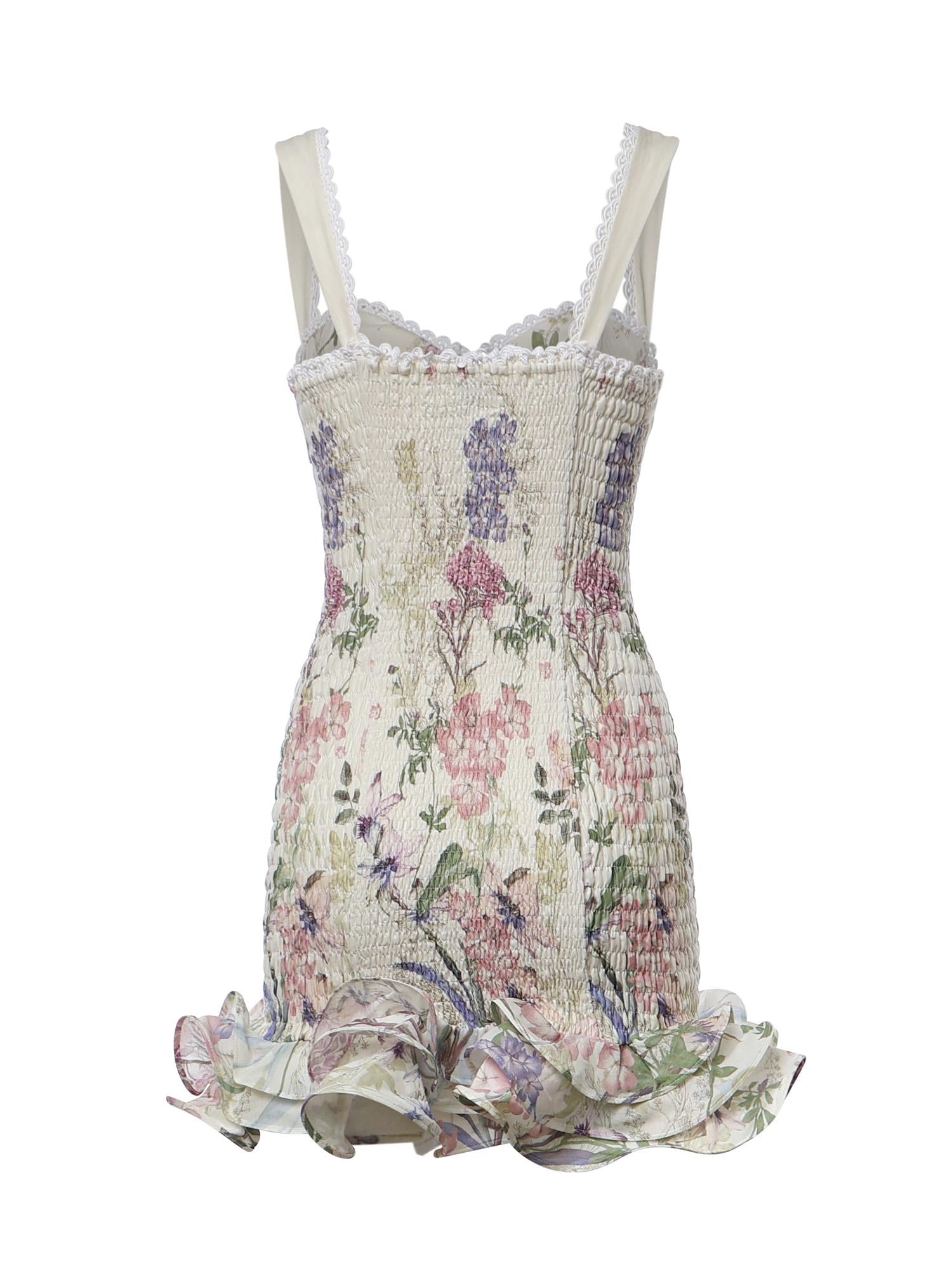 Miniabito Sunil in cotone 266601 CREAM CHARO RUIZ 