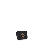 Portafoglio mini tri-fold FF diamonds in pelle 8M0480 ALWAF0KUR FENDI 