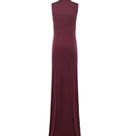 Abito con fiocco in jersey fluido AA9R2793J070B 350 ALAIA 