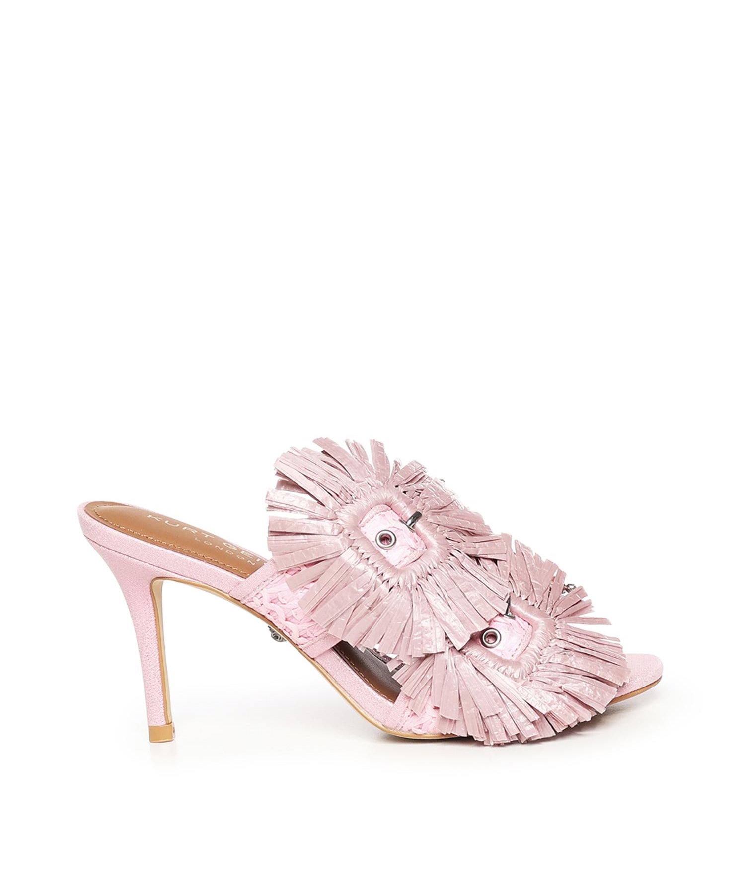 Mules in rafia 5595798999 PINK KURT GEIGER 