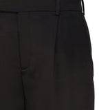 Pantaloni svasati in satin 736713 Y013G1000 SAINT LAURENT 