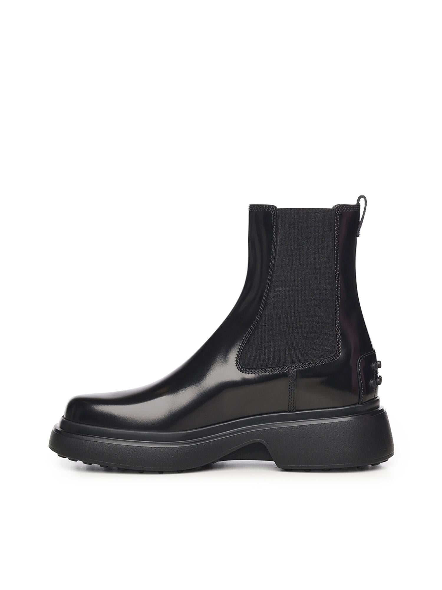 Stivaletto Chelsea in pelle XXW74L0JK20AKT B999 TOD'S 